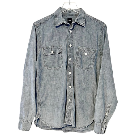 Gap denim button-down shirt - Picture 1 of 6